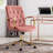 Jaycie Velvet Padded Arm Contemporary Swivel Office Task Chair-337990318