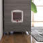 Maison pour chat sur roulettes, cage pour chat Catio Villa pour chats d'intérieur avec poteaux à griffer, condo, porte à rabat, coussin