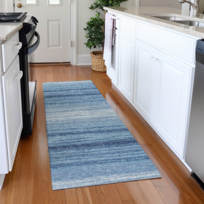 Tapis rayé de qualité supérieure lavable à la machine AMF1033