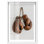 Gants de boxe bruns avec imprimé Shadowbox par Notoriart