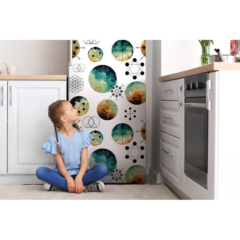 Abstract Door Decal