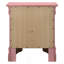 Charmante table de chevet traditionnelle rose-1696666817