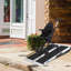 Portable Aluminum Wheelchair Ramp – Non-Slip Surface, Transition Plate, Reflective Strips, 600 lbs Capacity – Perfect for Home Steps, Doorways, Curbs – Accessibility Solution – Size: 4ft