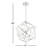 Ezo 7 - Light Geometric Chandelier-843811016