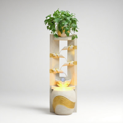 Shui Zhiyuan Resin Art Flowing Water Ornament