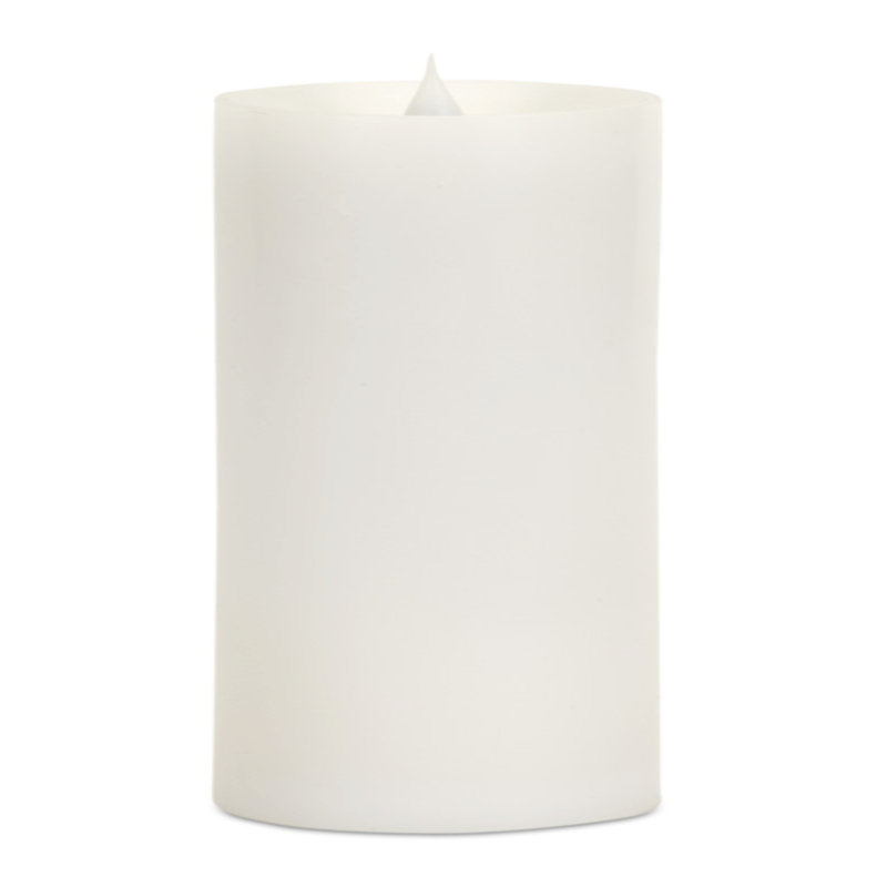 Bougie DEL colonne sans flamme sans parfum