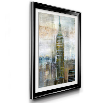 City Contrast - Cadre photo, reproduction d'art sur papier
