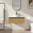 30" Wall Mount Bathroom Vanity with Ceramic Sink - Soft Close Drawer