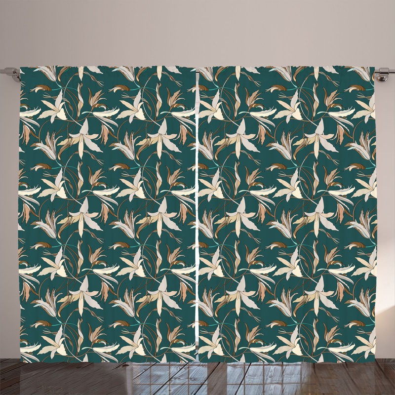 Semi Sheer Curtain Pair