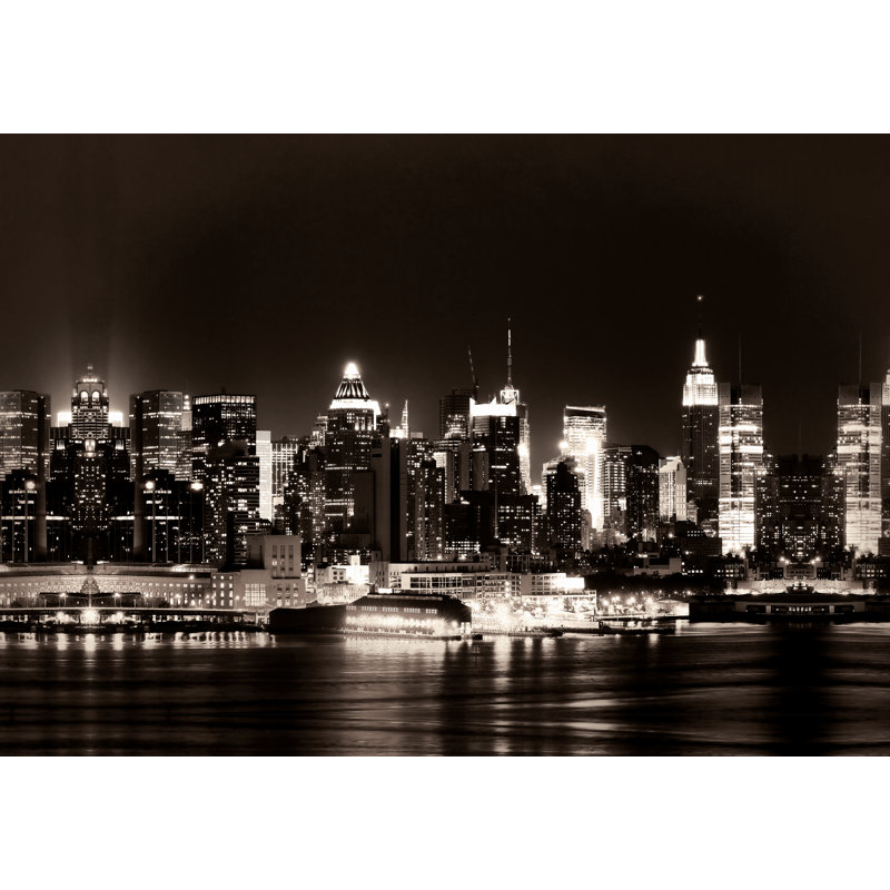 New York City Lights - Wrapped Canvas Art Prints, 81cm H x 122cm W