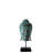 Ancient Buddha Head on Stand Statue