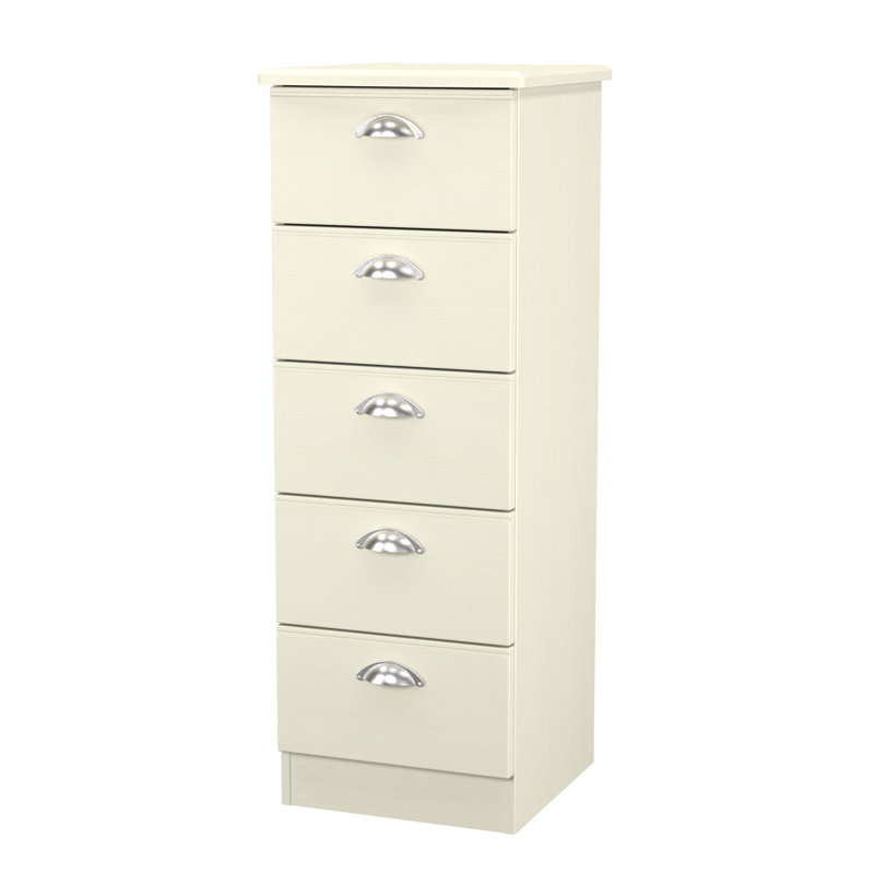 Conners 40cm W Manufactured Wood Bedside Table, Cream Ash