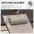 PURPLE LEAF Oversize Outdoor Chaise Lounge Chair Set of 3 Patio Pool Lounger Bronze Aluminum Chairs with Side Table Adjustable Tanning Recliner for Outside Backyard Yard Deck Balcony Beach-1301807411