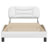 vidaXL Bed Frame without Mattress Hvar White 100x190 cm Faux Leather-2030857300-2030857288