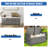 Winado 41.7'' W 33 Gallons Water Resistant Metal Storage Bench-85721043