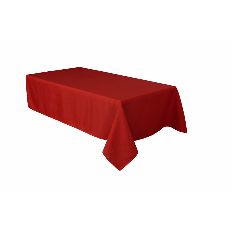 Jantine Polyester Tablecloth, Red, 14" x 60"