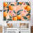 Yellow Pink Floral Orange Trees III - Fruits Wall Art Set-92922680-92922677
