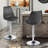 Claudia Adjustable Swivel Bar Stools, Kitchen Counter Height Barstools Dining Chairs with Footrest-88044350