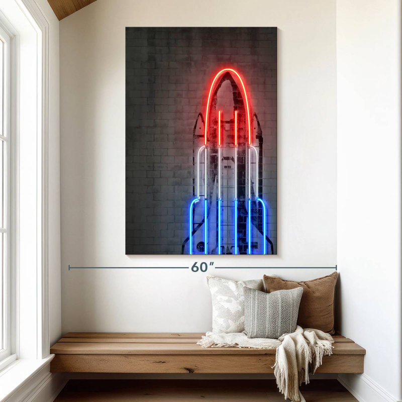 Oberle Rocket Agenda, 51" H x 34" W