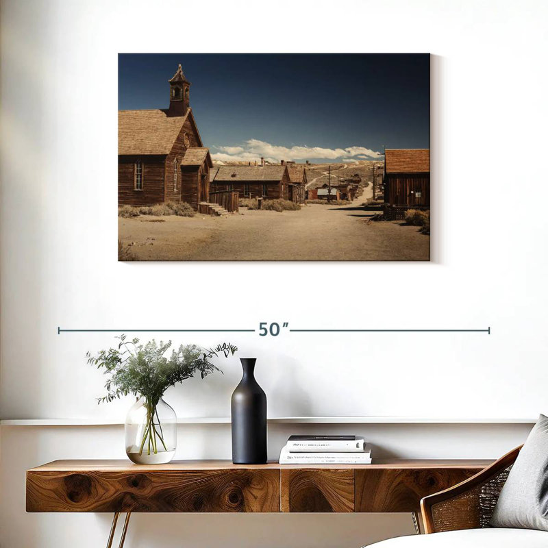 Lelar Bodie Ghost Town, 24" H x 36" W