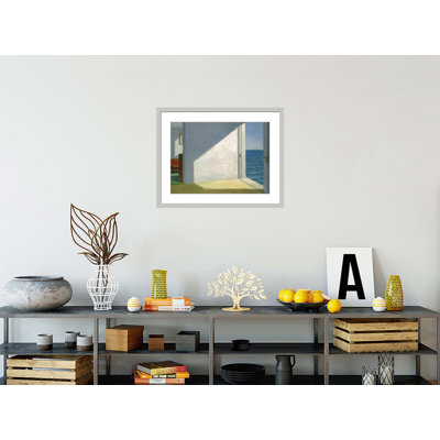 "Chambres par la mer" par Edward Hopper - impression giclée encadrée