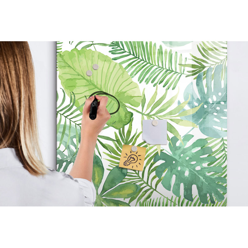 Magnetic Glass Photo Memo Board