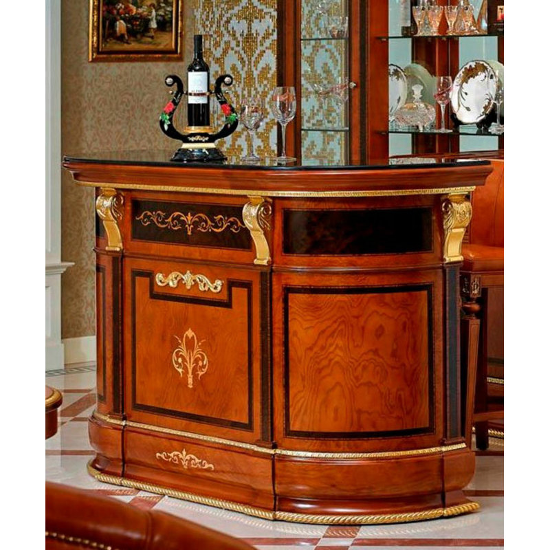 70.9 " L Solid Wood Bar Cabinet