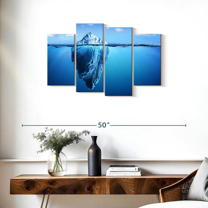 Iceberg submergé Alvord, H 22 po x l 36 po