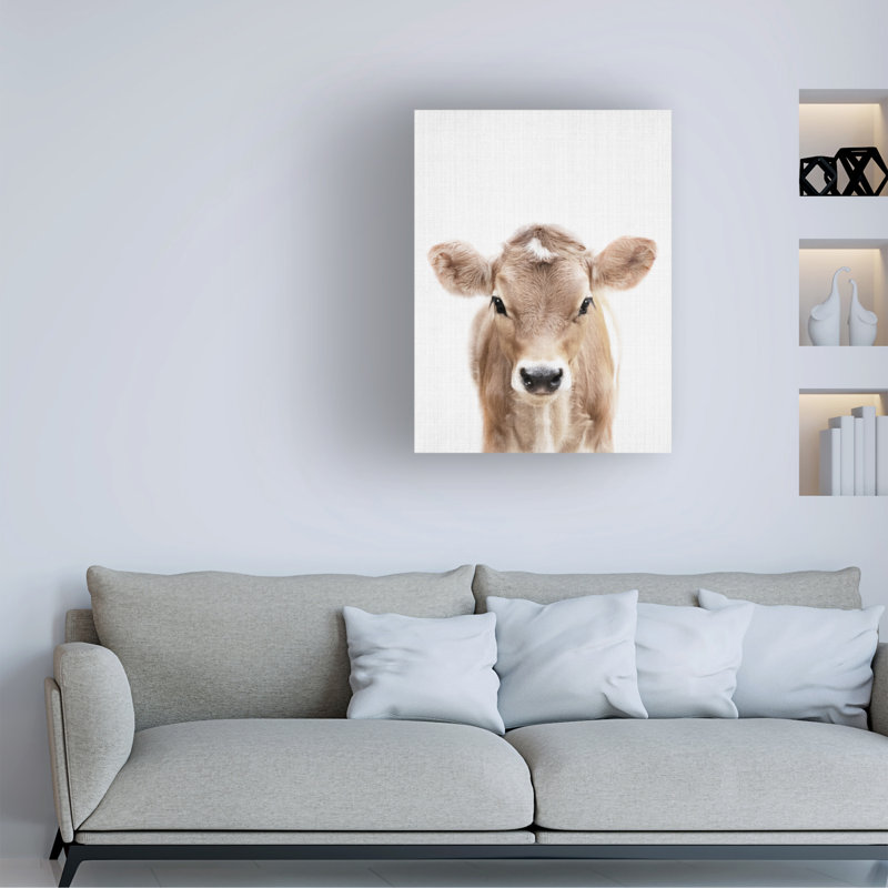Peekaboo Baby Cow, H 24 po x l 18 po x P 2 po