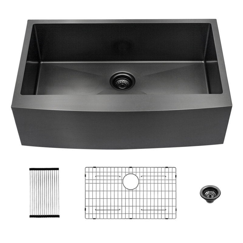 33'' L Single Bowl Stainless Steel Kitchen Sink