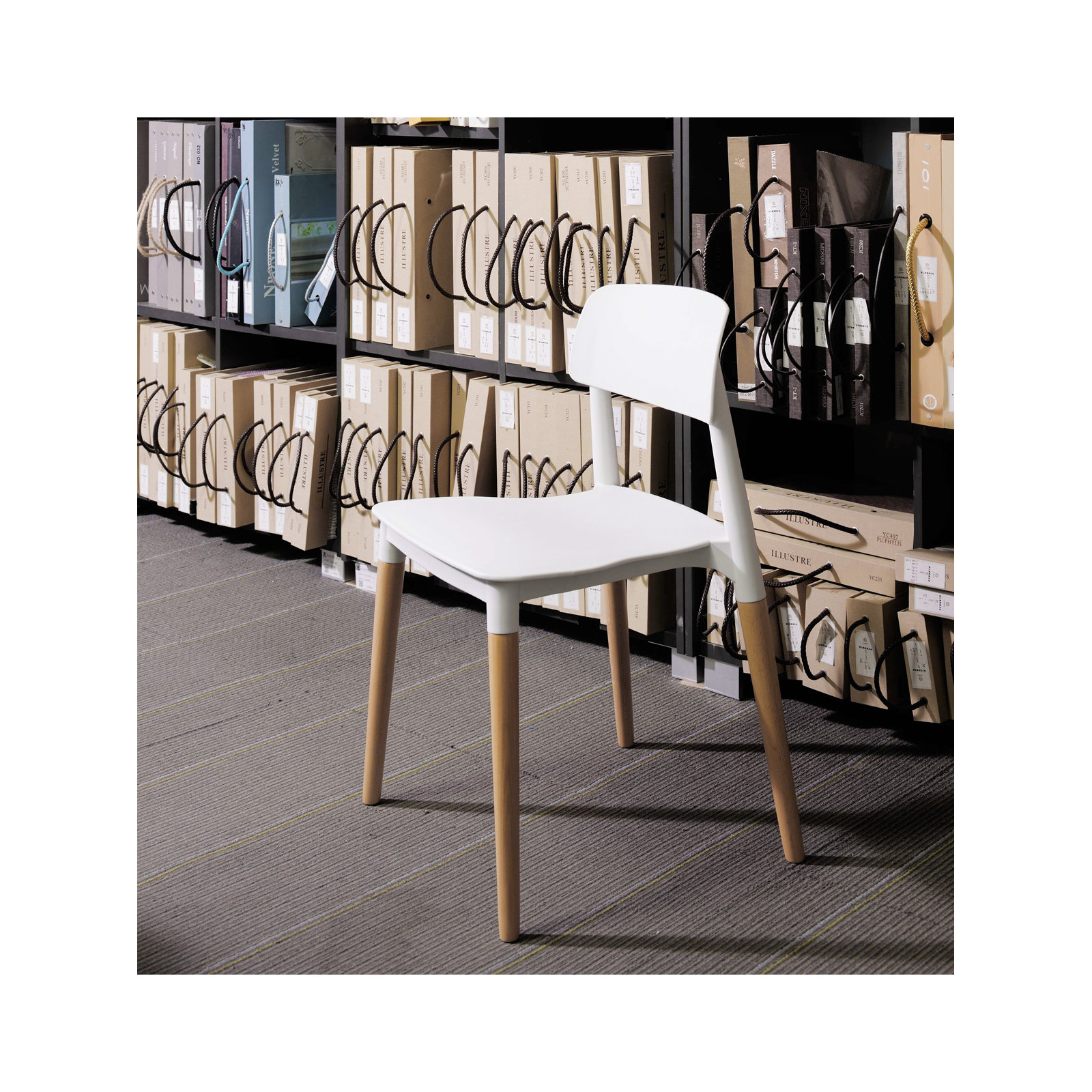 Jago Side Chair, White, 2