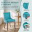 Ensemble de chaises de salle à manger Chic Mid-Century (ensemble de 2) - Dossier haut, structure en bois massif, accents bronze-1400282248