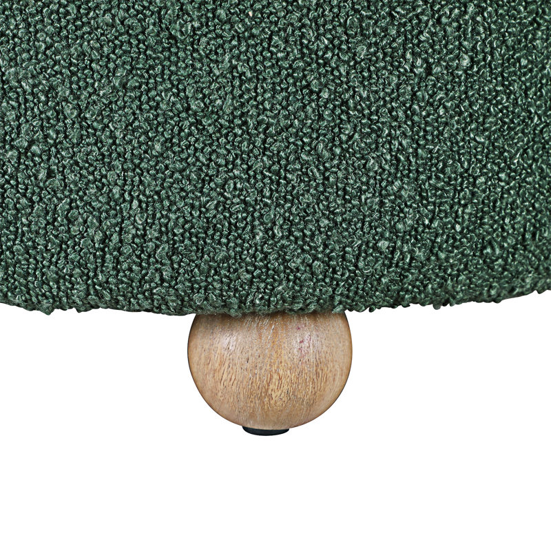 Chaise pivotante avec repose-pieds, Vert