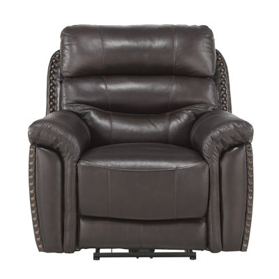 Fauteuil inclinable standard en cuir Robillard