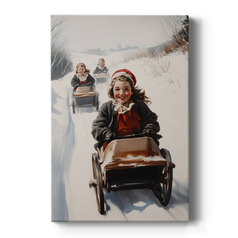 Art des Fêtes de Noël - Toile tendue avec châssis - Série 2-CCL, H 48 po x l 32 po