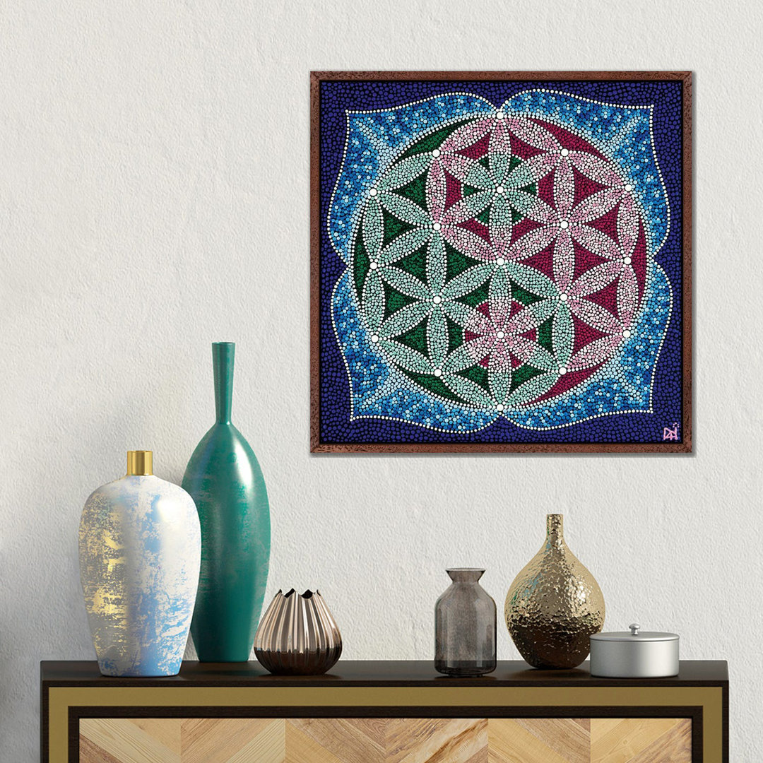 Yingyan Flower Of Life von Nadya Al-Haroun - Galerie-Giclée auf Leinwand