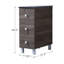 Ensemble de meuble-lavabo simple 24 po avec miroir Alderic