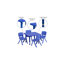 Ensemble de 4 tables d'activités Goddard-9892302