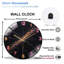 Horloge murale en verre 12 po