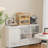Bamboo Bread Box With Double Layer & 4 Sides Clear Window