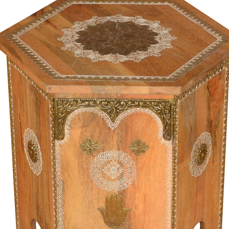 Solid Wood End Table