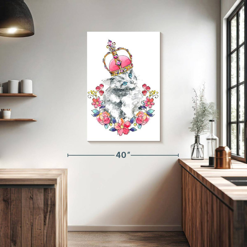 Brampt Regal Cat, 39" H x 26" W