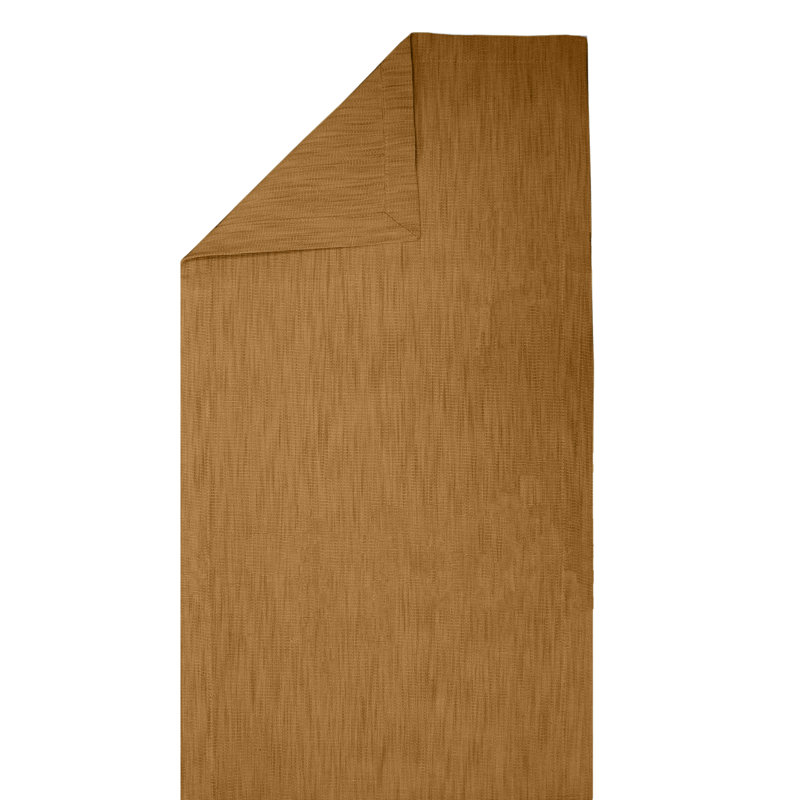 Chemin de table Acsa, 13 po x 54 po, Muscade