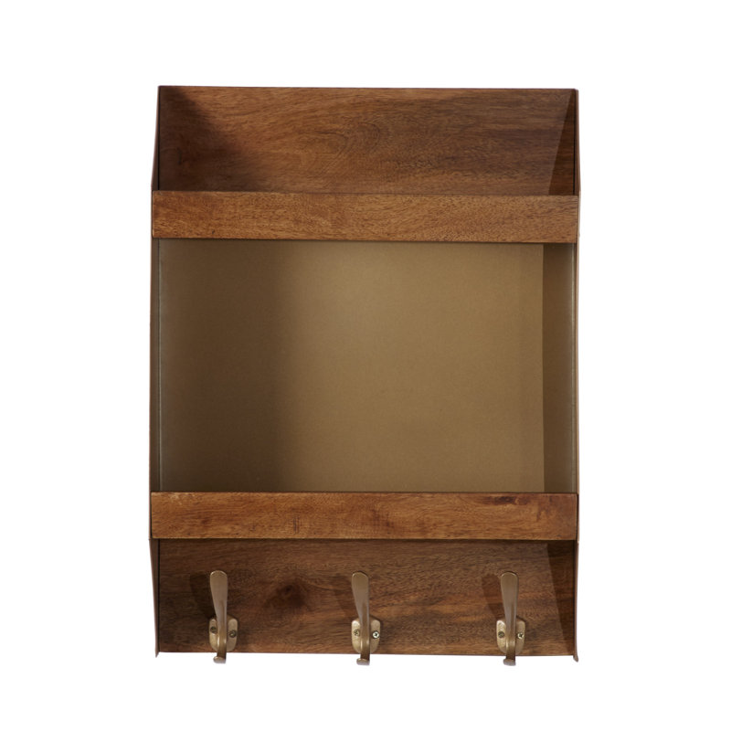 Jalapa 2 Piece Mango Accent Shelf