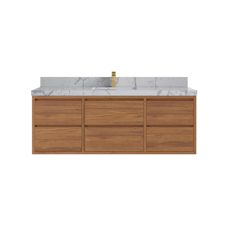 Meuble-lavabo simple 60 po avec comptoir 60 po, Venatino