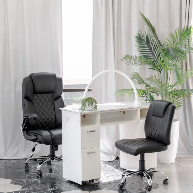 GENESIS Technician Stool, Black