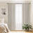 Aresha 1" Dia. Curtain Rods Adjustable Length Single Curtain Rod Black for Ceiling/Wall Mounting-848025303
