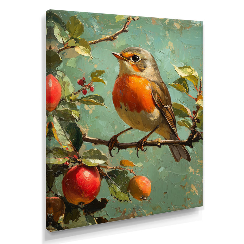 Aguon - animaux, art mural sur toile, H 20 po x l 12 po, Toile tendue, Ne pas appliquer