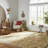 Beige Hand Knotted Area Rug