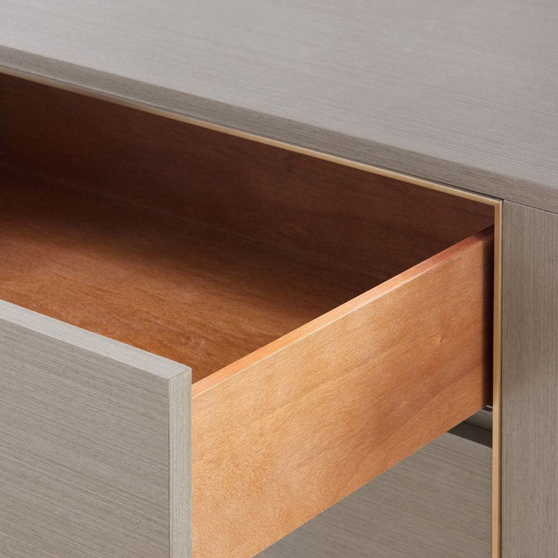 Morris 6 - Drawer Dresser, Taupe Gray